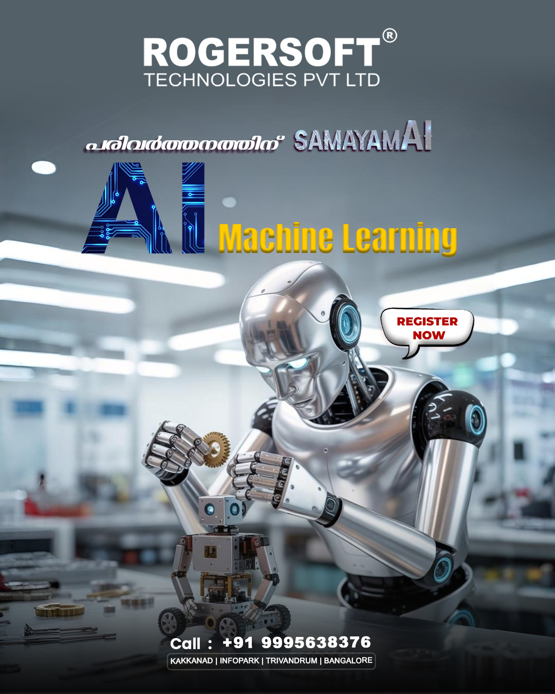 AI machine learning training institute in kochi, kerala 